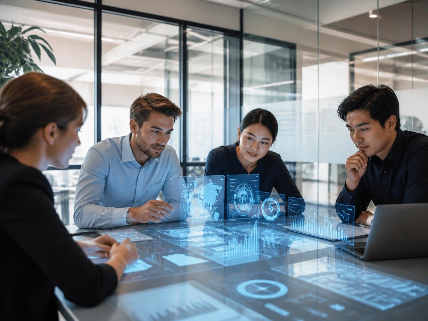 AgenticCloud engineers reviewing platform telemetry together